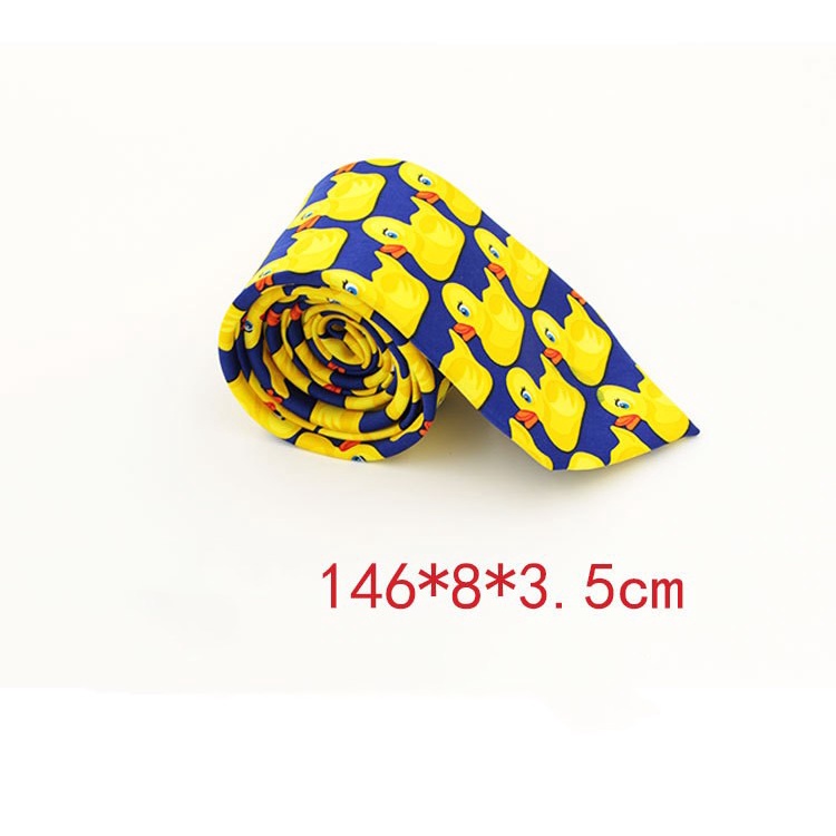 Cà vạt họa tiết hoạt hình ducky tie trong How i met your mother 8cm
