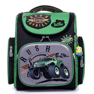 Balo chống gù nga dễ thương với móc chìa khóa búp bê dành cho bé trai