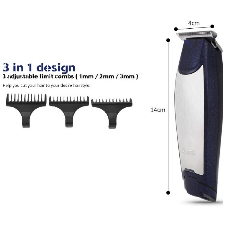 Tông Đơ Cắt Tóc Cạo Viền Kemei Km-5021 cao cấp