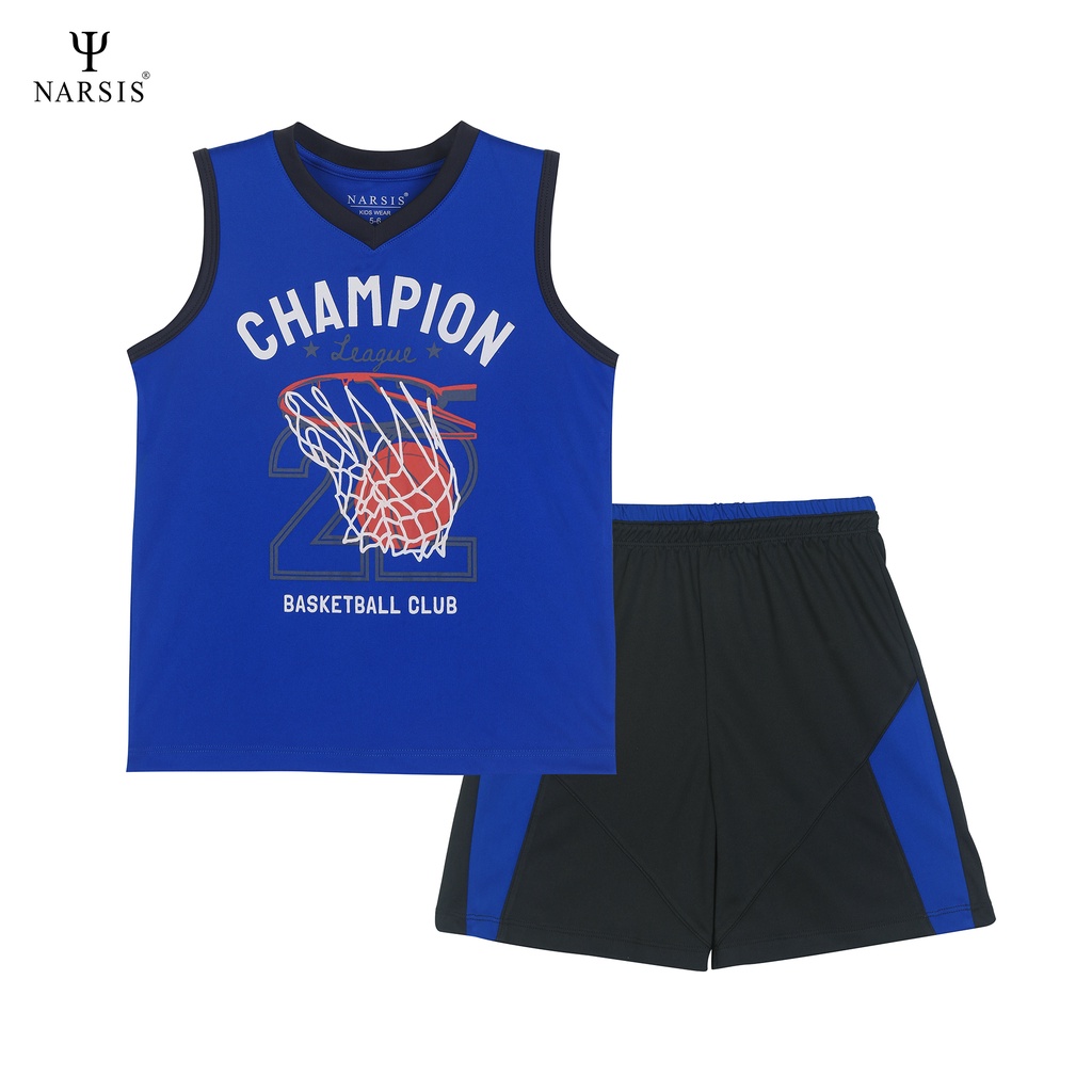 Bộ ba lỗ bé trai nhiều màu Narsis KE1026 KE1027 KE1028  chất liệu Polyester cao cấp không giữ nước cao cấp