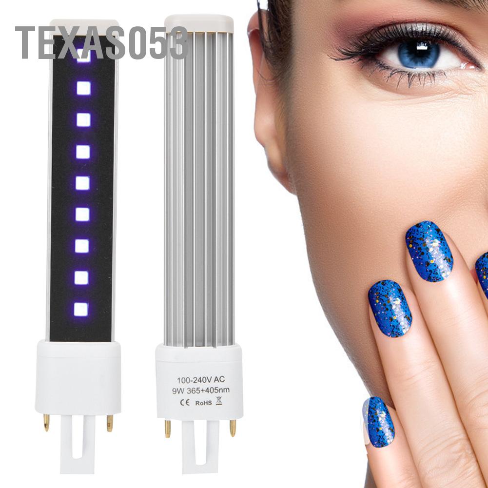 Bóng đèn LED UV 9W cho đèn sấy khô sơn móng tay ánh sáng kép 365 + 405nm
