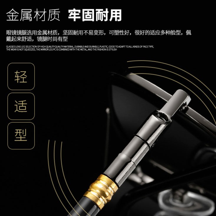 Kính mát phân cực kiểu dáng cổ điển thời trang nam