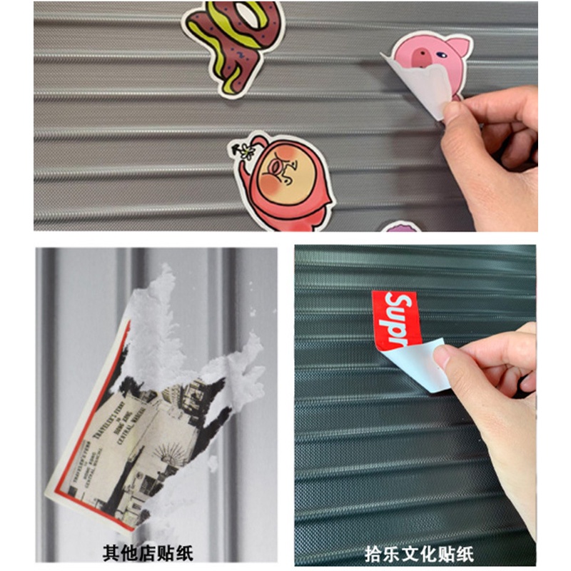 Set 50 Miếng Dán Chống Nước Nhiều Màu Sắc Trang Trí Tủ Lạnh