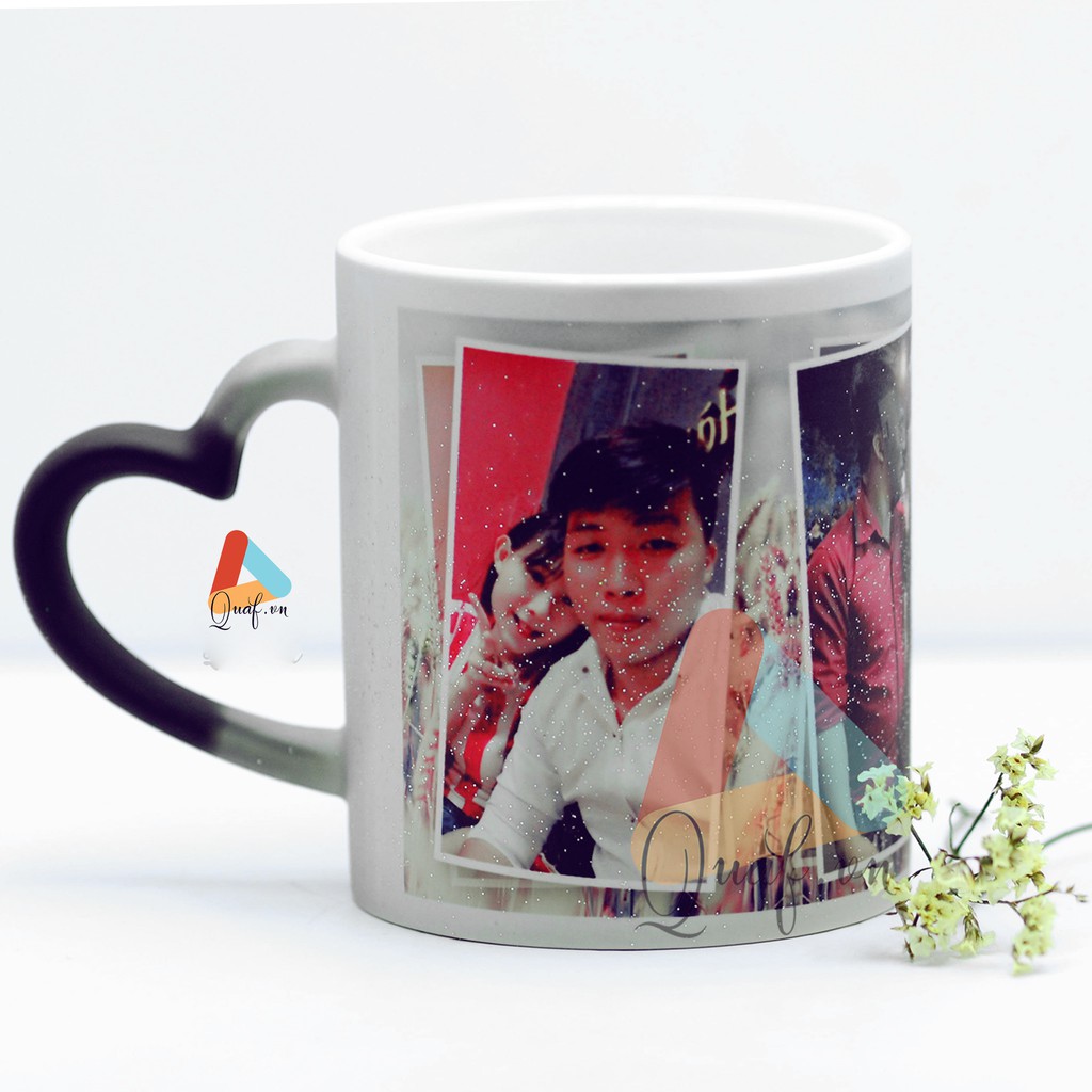 In ảnh lên CỐC ĐỔI MÀU quai tim