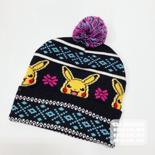 Mũ len thổ cẩm Pikachu