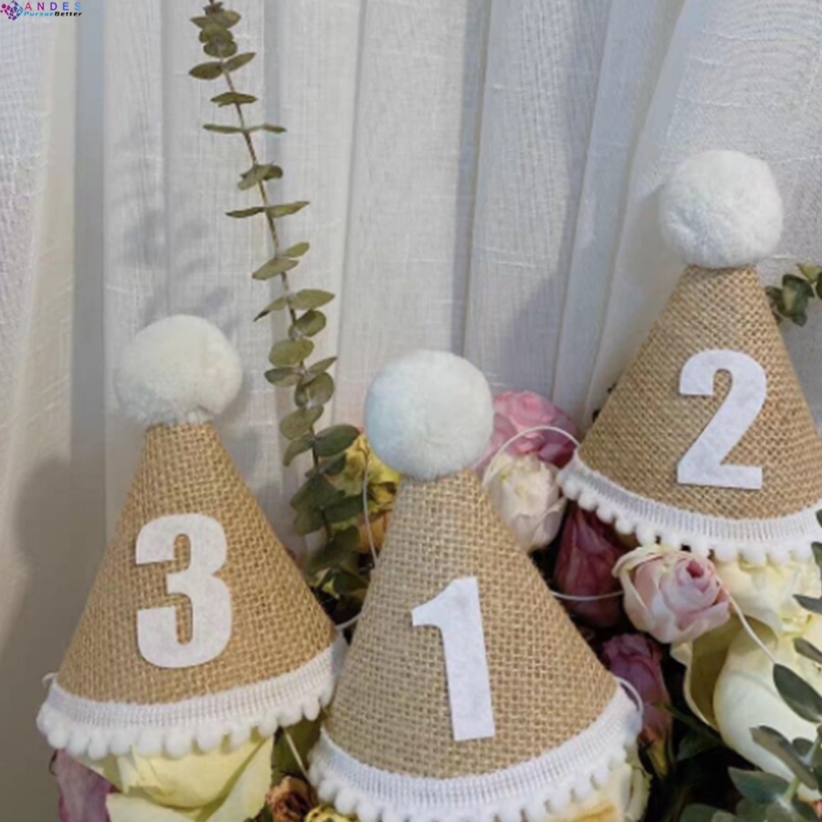Mũ trang trí tiệc sinh nhật 1 tuổi mini cho em bé
