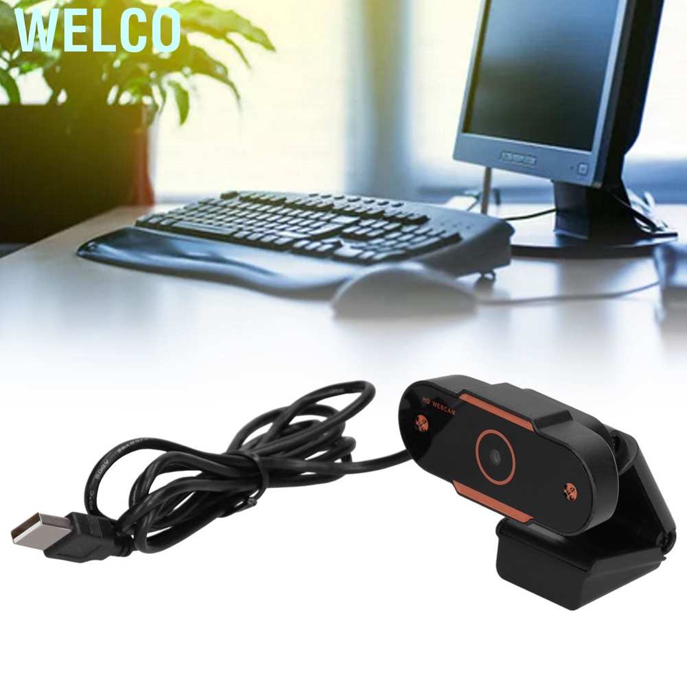 Webcam Máy Tính Không Dây Usb 2.0 Hỗ Trợ Quay Phim 1080p