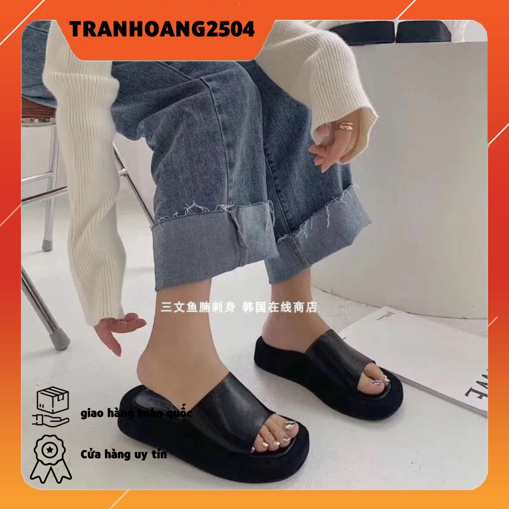 Dép Nữ Đế Bệt Quai Ngang Thoải Mái Thời Trang