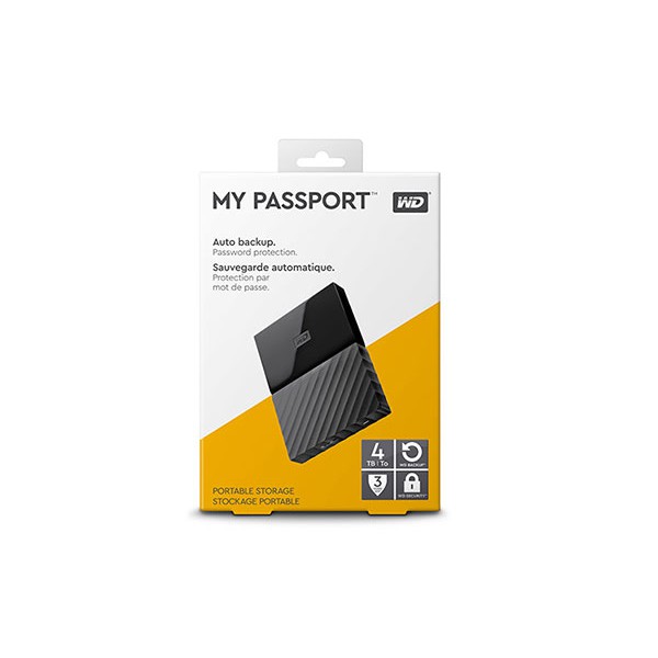 (HÀNG CHÍNH HÀNG) Ổ CỨNG DI ĐỘNG WD MY PASSPORT 4TB