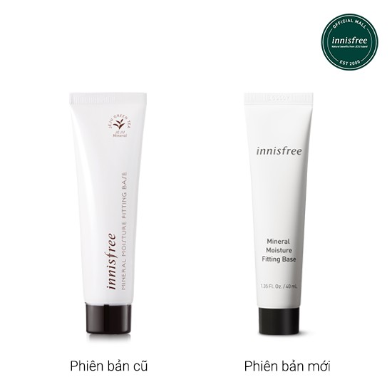 [Mã COSINN9 giảm 10% đơn 400K] Kem lót trang điểm dưỡng ẩm innisfree Mineral Moisture Fitting Base 40ml