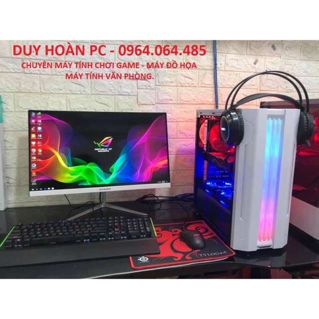 Trọn bộ máy tính + màn hình cong 24” + ram lên đến 32GB