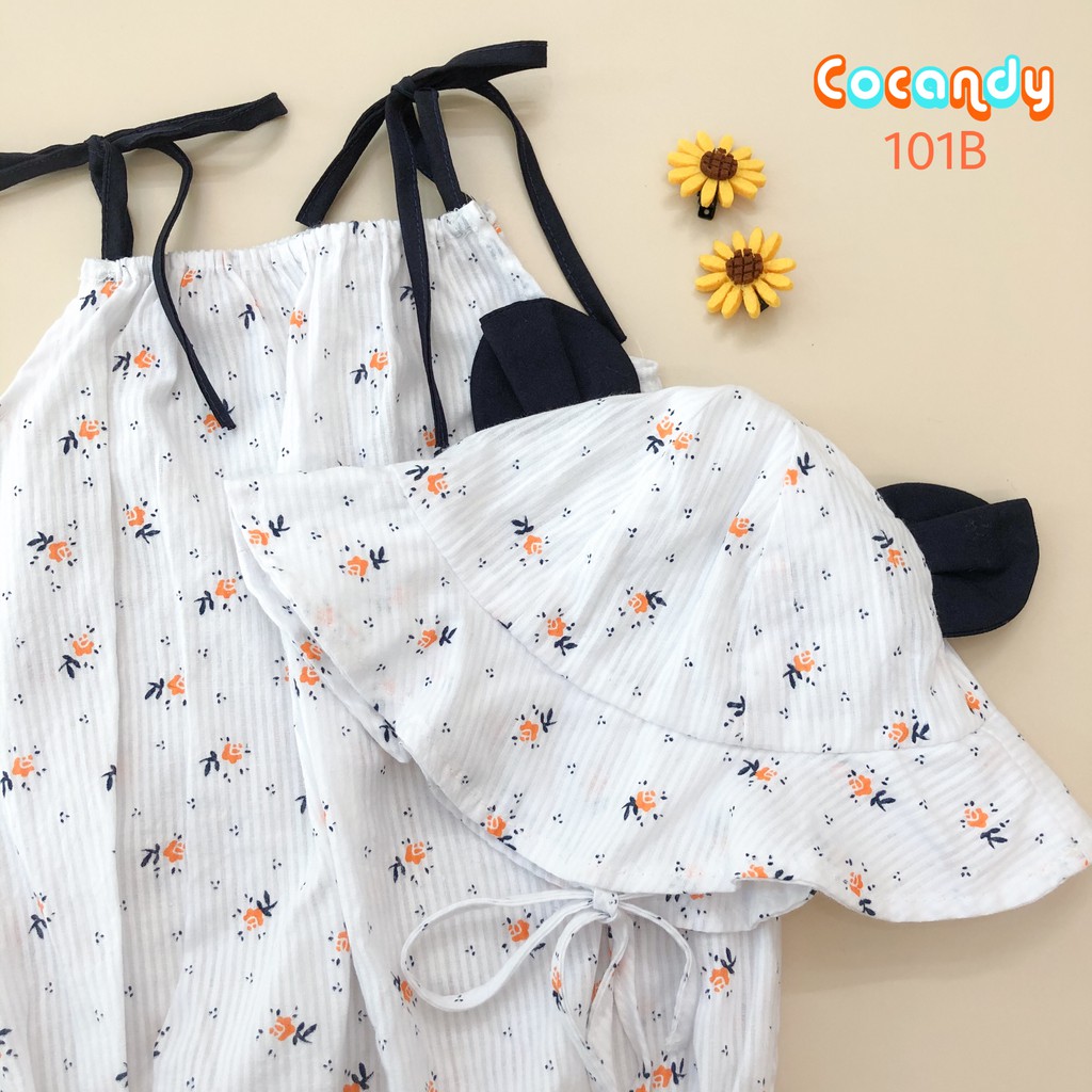 [Cocandy Official Store] Set bodysuit họa tiết hoa nhí cho bé
