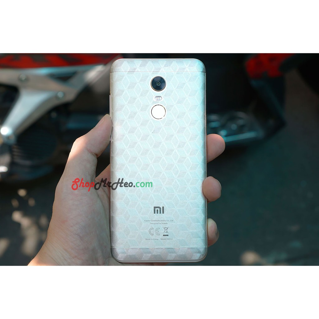 Bộ 3 Skin Dán Mặt Lưng Vân 3D Xiaomi Redmi 5 Plus