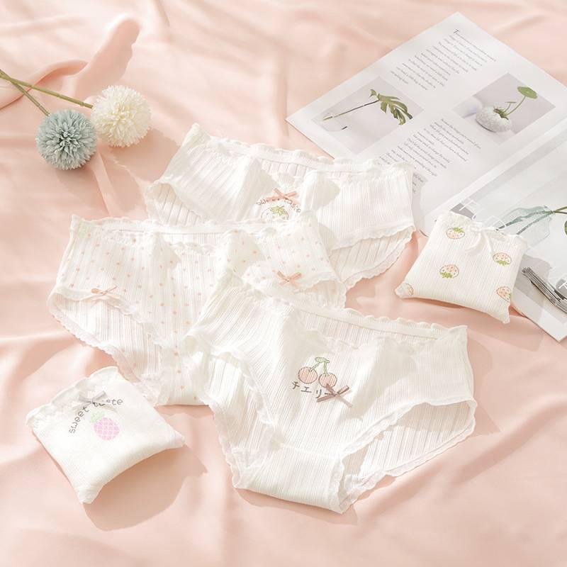  1 quần lót cotton đính nơ size lớn cho nữ | BigBuy360 - bigbuy360.vn