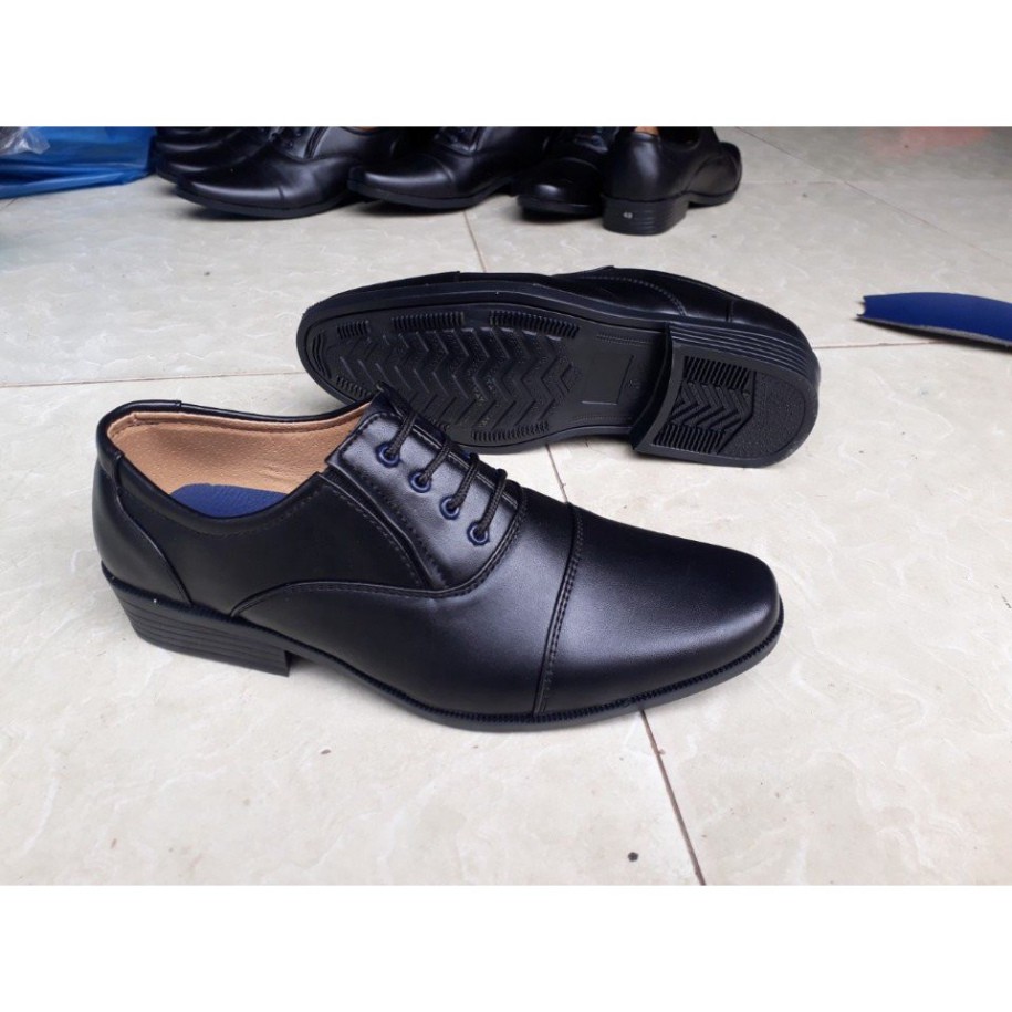 free ship Giày tây nam kiểu dáng giả cột dây SQ01