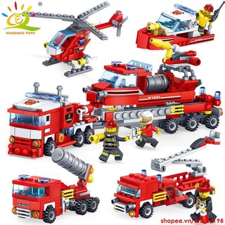 Bộ Đồ Chơi Xếp Hình Lính Cứu Hỏa Thành Phố (City Fire Series)