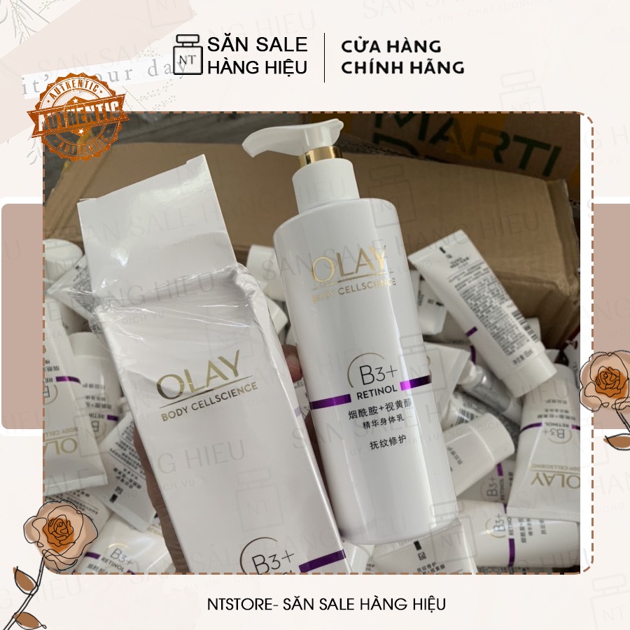 Dưỡng thể dưỡng trắng body - Body Lotion Olay B3 Retinol - B3+ vc