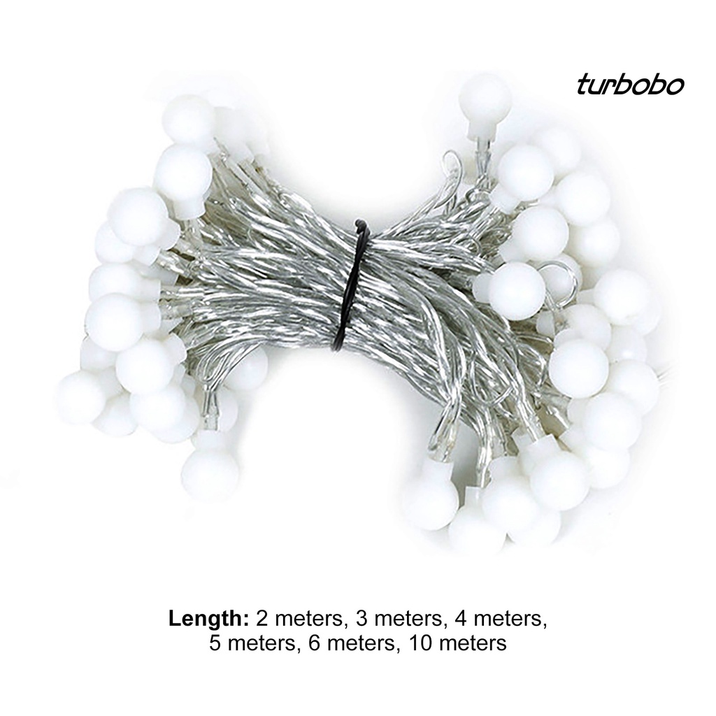 Dây Đèn LED Hình Quả Cầu Nhỏ Chống Thấm Nước Trang Trí Cho Đám Cưới