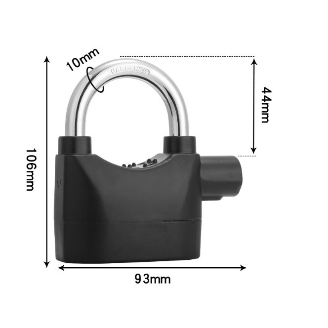 Ổ Khóa Chống Trộm Báo Động Hiệu Quả Và An Toàn CX30 Shalla