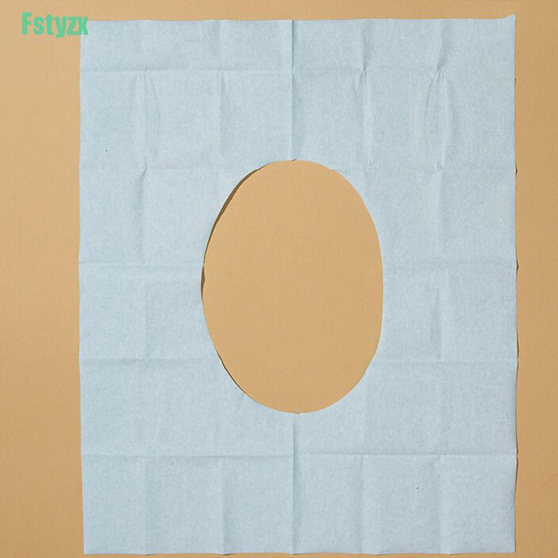 fstyzx 1 Pack 10Pcs Pocket Size healthful Safe Disposable Paper Toilet Seat Covers