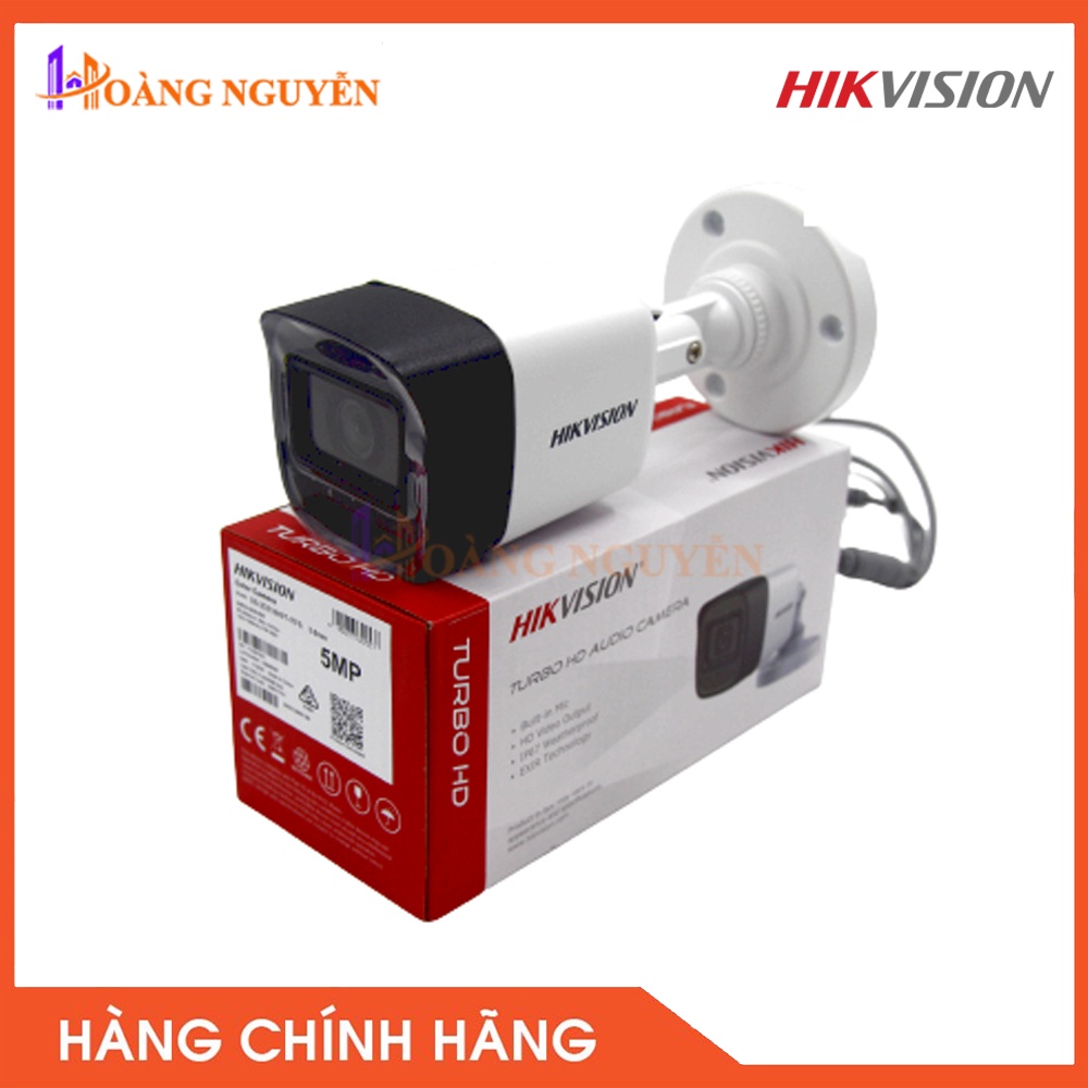 [NHÀ PHÂN PHỐI] Camera HIKVISION DS-2CE16H0T-ITFS 5.0MP -Tích Hợp Mic, Hồng Ngoại 30m, Chống Ngược Sáng DWDR