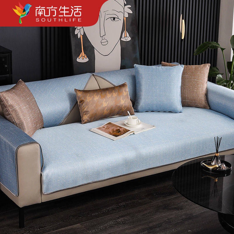 Cuộc sống miền Nam mùa hè ngàn chim băng lụa sofa pad chống trượt ghế sofa bao gồm tất cả sofa sofa đơn giản đơn giản