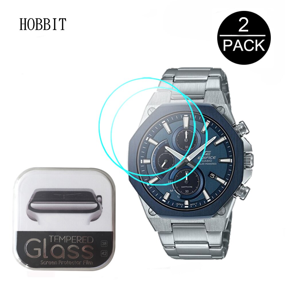 2 Chiếc HD Kính Trong Suốt Cho Casio EDIFICE EFR-S108D EFS-S570DB EFS-S570DC EFR-S108D Đồng Hồ Thông