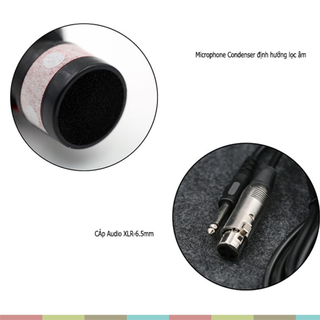 Micro Karaoke XINGMA AK-319 Chính Hãng, Mic Hát Có Dây Chống Hú Cao Cấp