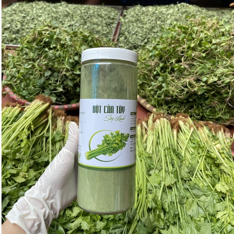 Bột cần tây sấy lạnh nguyên chất hiệu quả an toàn tuyệt đối - bột rau cần tây thanh nhiệt giải độc đẹp da