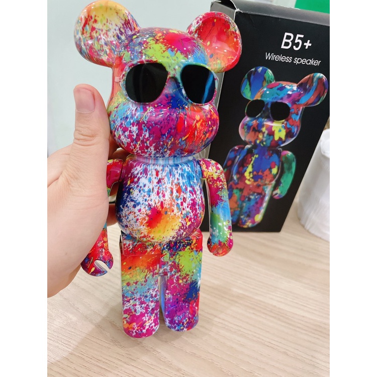 Loa Bluetooth Gấu Bearbrick Nghe Nhạc cực hay, Loa bluetooth Gấu Mini B5 Màu Sắc Sang Chảnh Mẫu Mới 2022