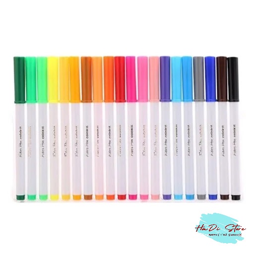 [HADI] Bộ 36 màu Bút lông tẩy rửa được FIBER PEN COLOKIT (Mã SP:CLK-B-Fiber36)