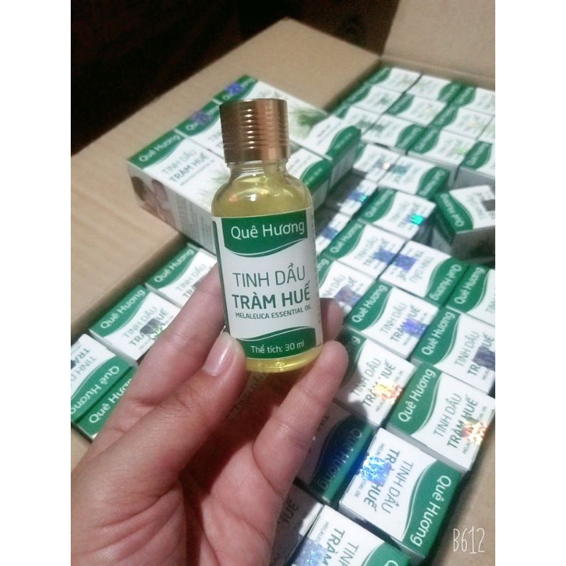 Tinh dầu tràm Huế 30ml⚡nấu thủ công từ lá tràm 100% nguyên chất⚡không dùng dầu công nghiệp