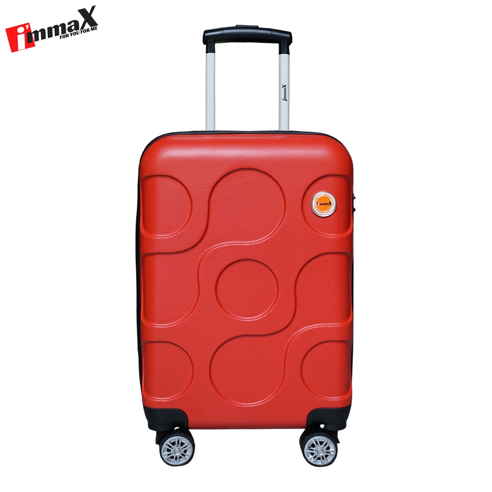 [TẶNG DÂY ĐAI KO KHÓA] Vali nhựa kéo i'mmaX X12 size 24inch, đựng 20kg, nhựa ABS, bảo hành 3 năm chí