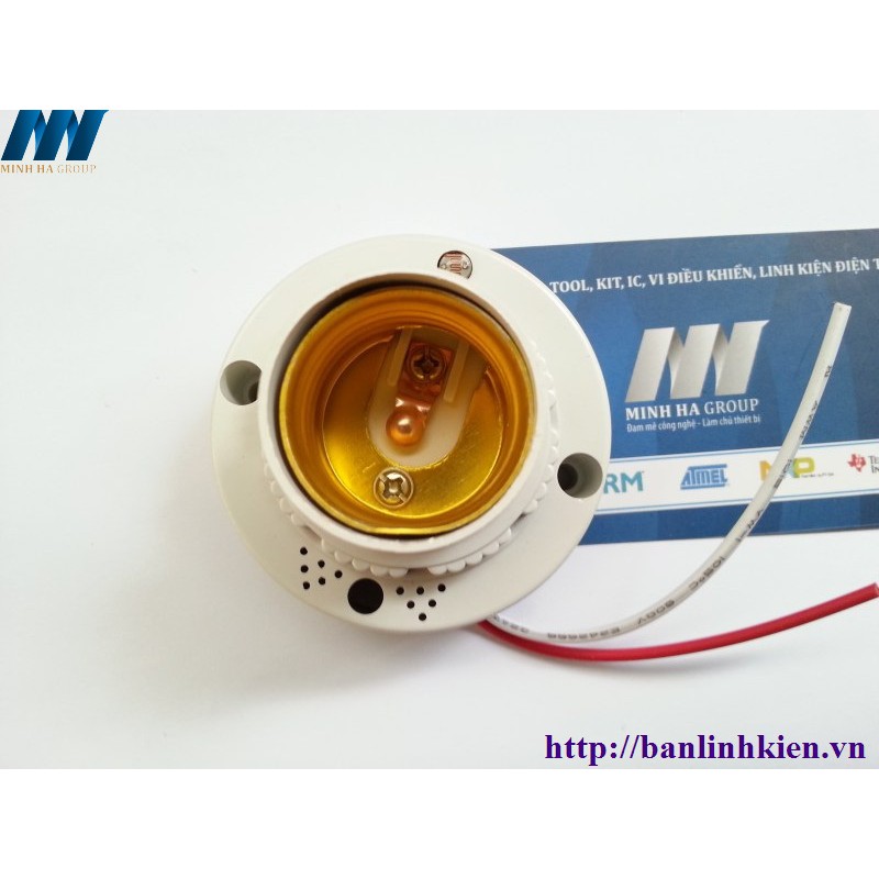 Đuôi Đèn Cảm Biến Âm Thanh Ánh Sáng DUH615