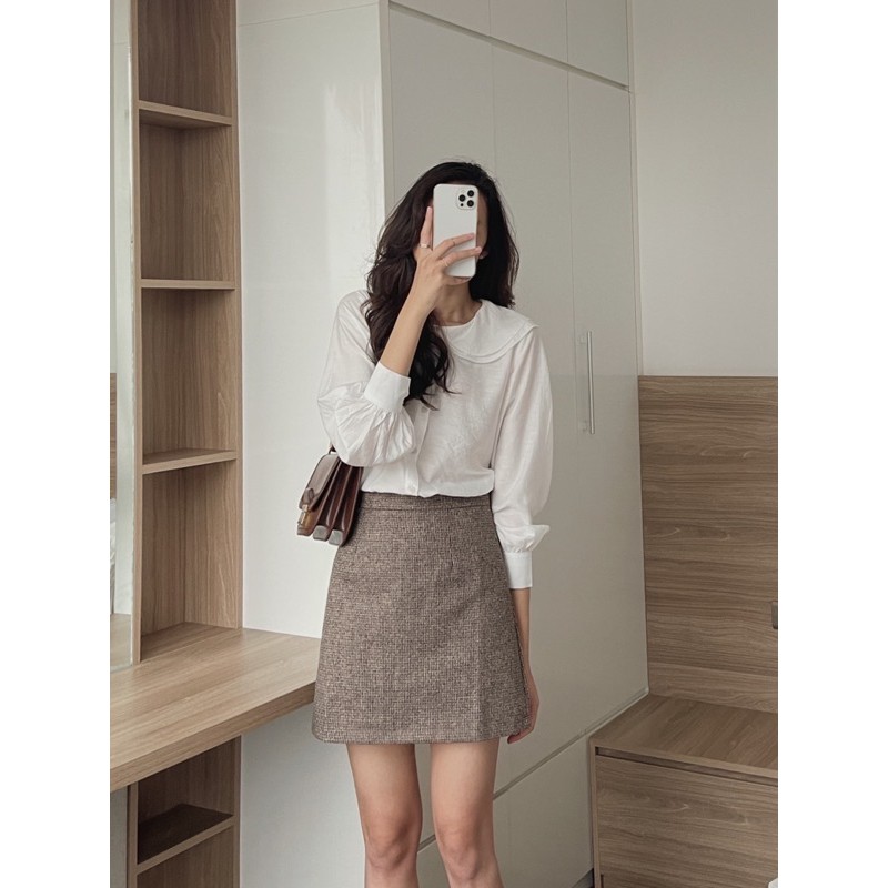 [Mã SKAMCLU7 giảm 10% tối đa 50K đơn 0Đ] chân váy mini kẻ 7703 | BigBuy360 - bigbuy360.vn