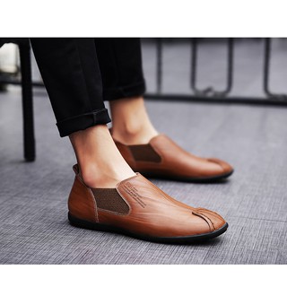 Giày lười nam - Giày da bò công sở cao cấp (NV06)