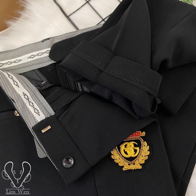 Quần Logo Đính Đá ( Ảnh Thật ) - Chất Vải Cao Cấp (Ko Nhăn) - Quần Âu Logo , Quần Tây Nam , Quần Vải Logo - Lim Wen | BigBuy360 - bigbuy360.vn