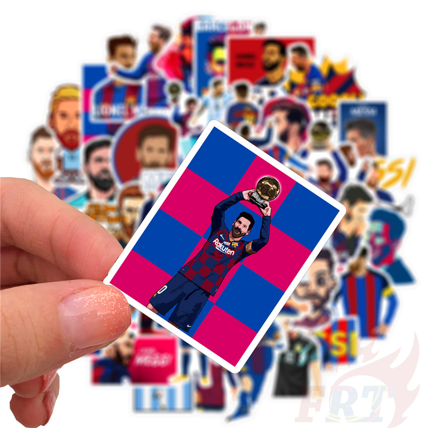 ❉ Leo Messi Series 01 - Famous Football Sports Player Superstar Stickers ❉ 50Pcs/Set Fans Collection Waterproof DIY Fashion Decals Doodle Stickers