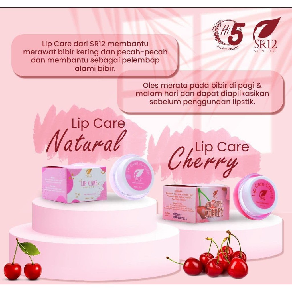 (Hàng Mới Về) Son Dưỡng Môi Chiết Xuất Quả Anh Đào Tự Nhiên Chống Khô Môi 5gr Sr12 | BigBuy360 - bigbuy360.vn