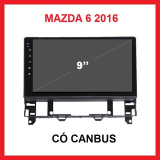 Mặt dưỡng xe mazda 6 2016 9inch có jack nguồn zin