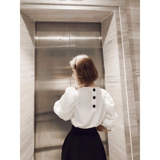 ÁO CỔ TRÒN TAY BO TIỂU THƯ