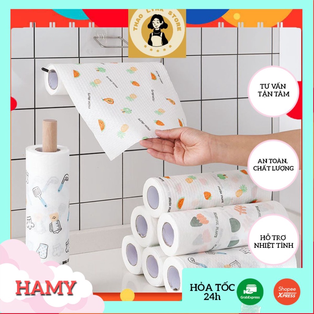 KHĂN GIẤY LAU BẾP, GIẤY LAU BẾP ĐA NĂNG LOẠI DAI SỢI, CÓ THỂ GIẶT ĐƯỢC VÀ TÁI SỬ DỤNG NHIỀU LẦN S2