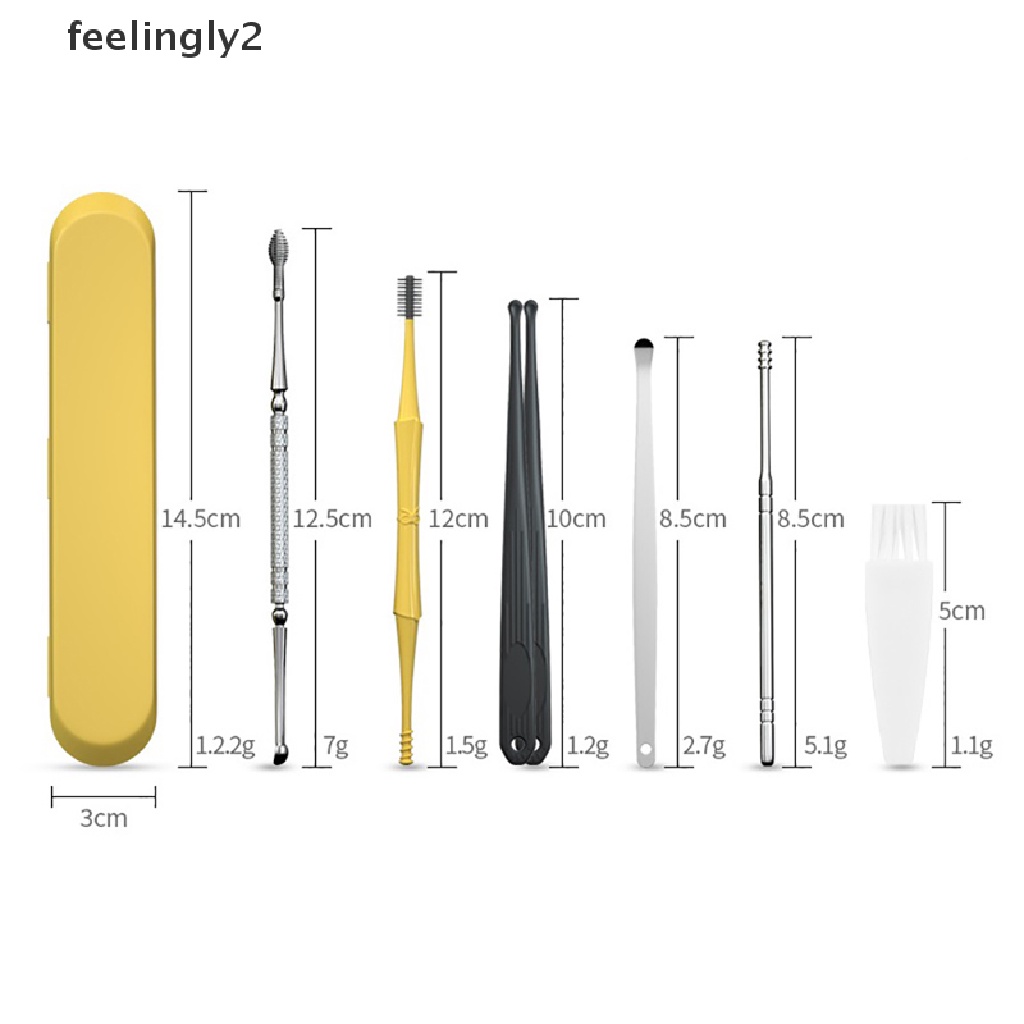 [Hàng mới về] Set 1/ 2/ 7 dụng cụ lấy ráy tai chuyên dụng