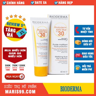 Kem Chống Nắng Bioderma Photoderm Akn Mat SPF 30 _Xchoice