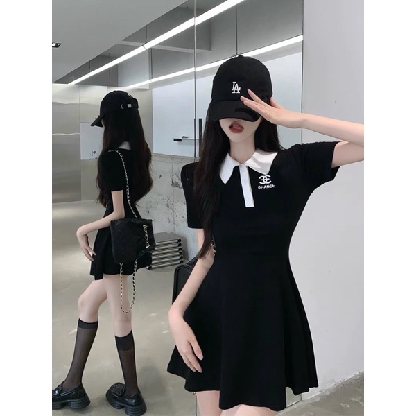 ĐẦM POLO 6 MẢNH THÊU