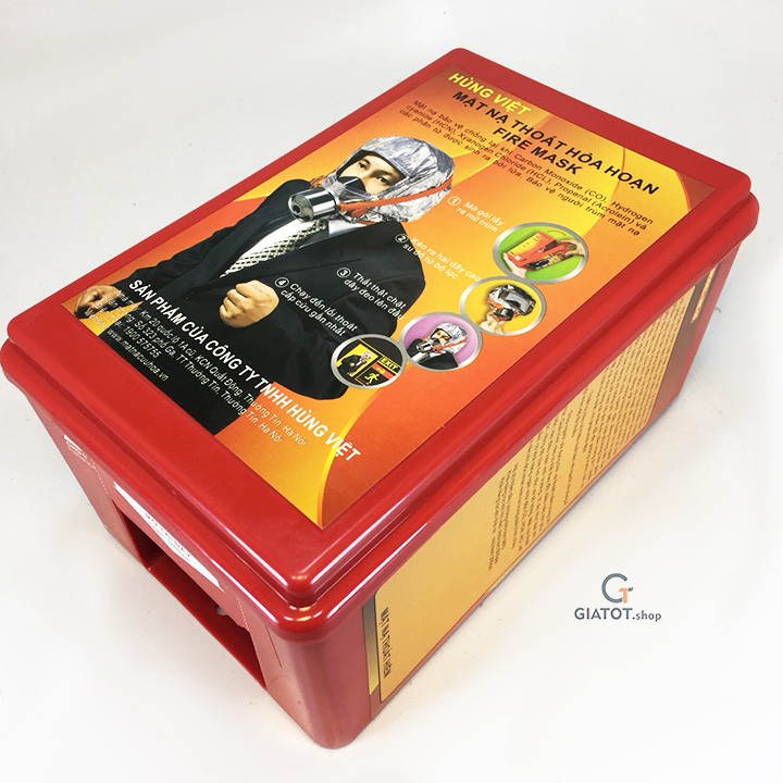 Mặt nạ thoát hỏa hoạn Fire mask Hùng Việt VIE-30