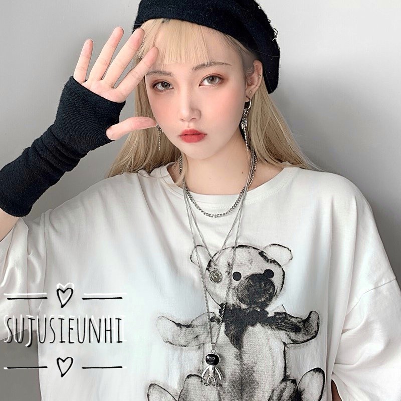 (2 size) Vòng cổ unisex mặt hình phi hành gia