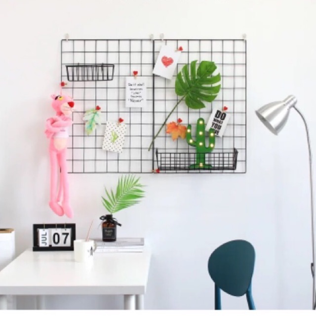 ♻️ LƯỚI DECOR, TRANG TRÍ NHÀ SIZE TO (45x35cm), BÁN KÈM ĐÈN LED, KẸP GỖ TREO ẢNH, GIỎ LƯỚI CHỤP HÌNH,...