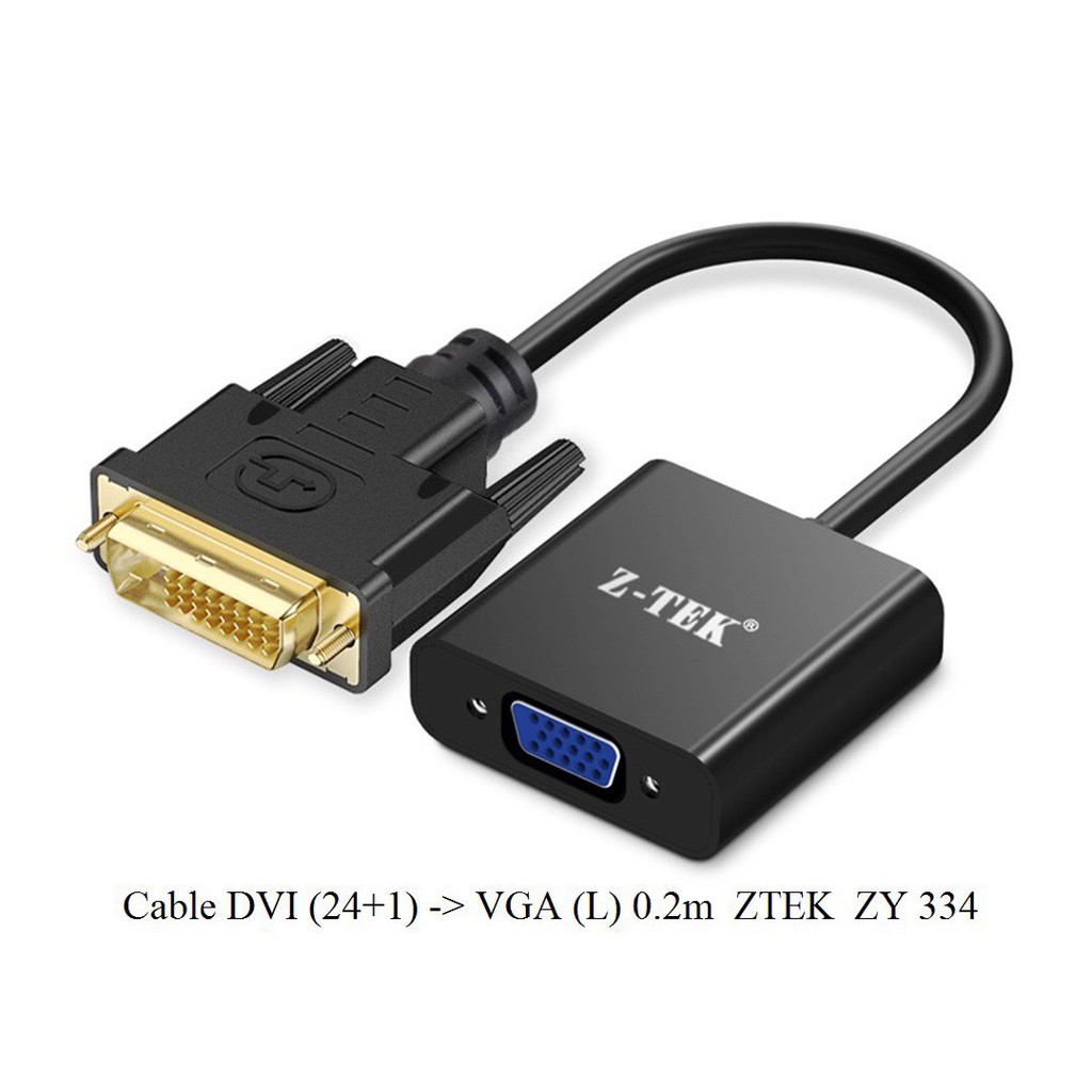 CÁP DVI SANG VGA Z-TEK ZY-334