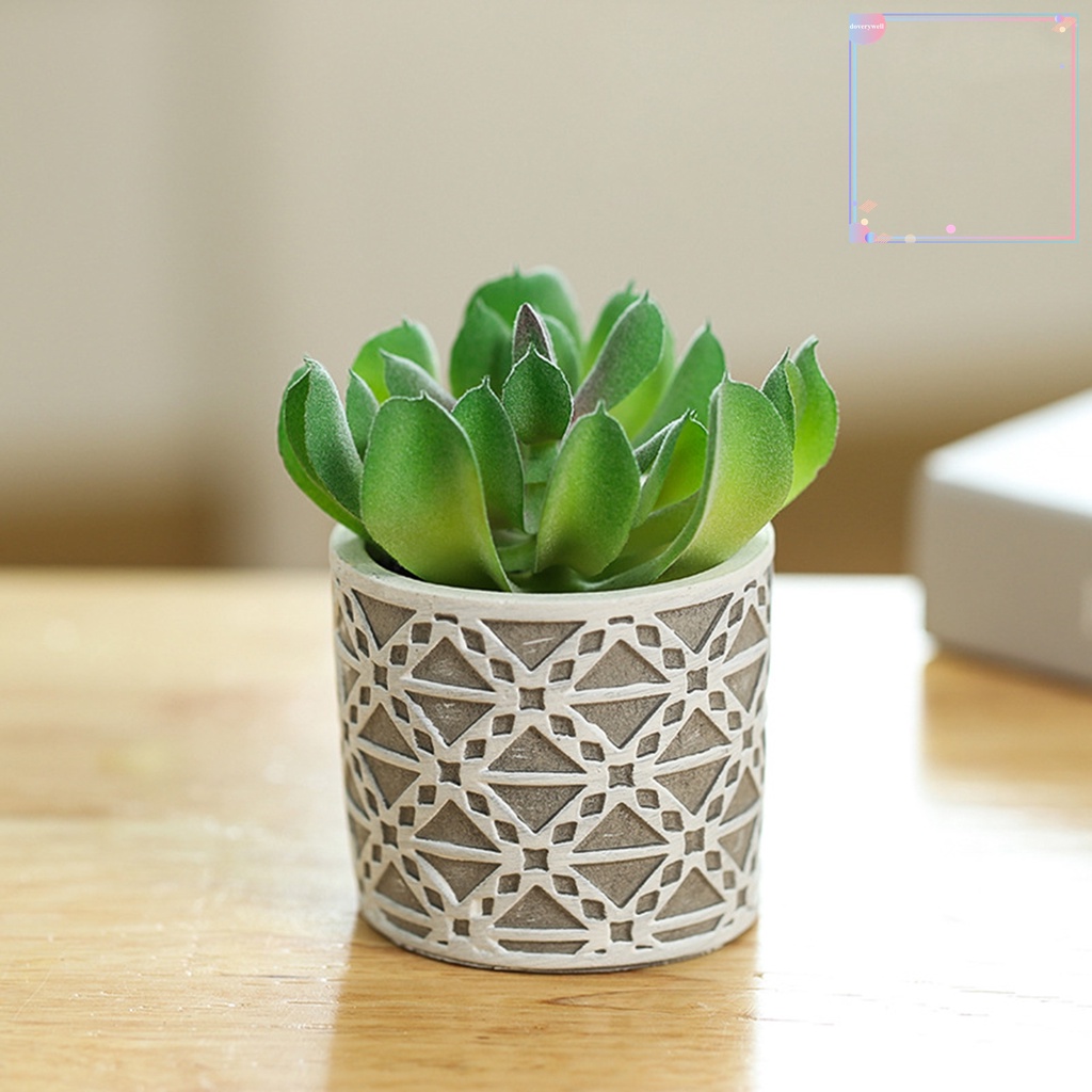 Chậu Cây Cảnh Nhân Tạo Mini Bằng PVC Chuyên Dụng Cho Trang Trí Nhà Cửa